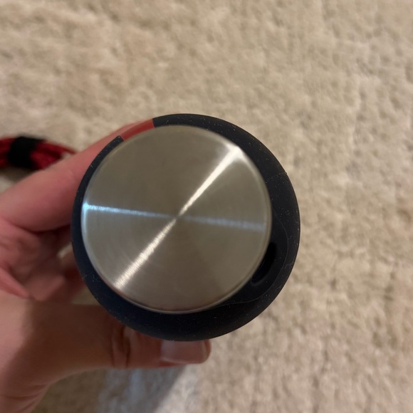 Prada Navy glasse water Bottle with Red Stripe Men Accessories - Picture 5 of 5